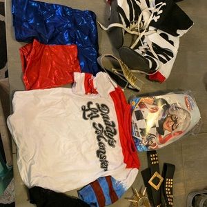 Girls Harley Quinn costume